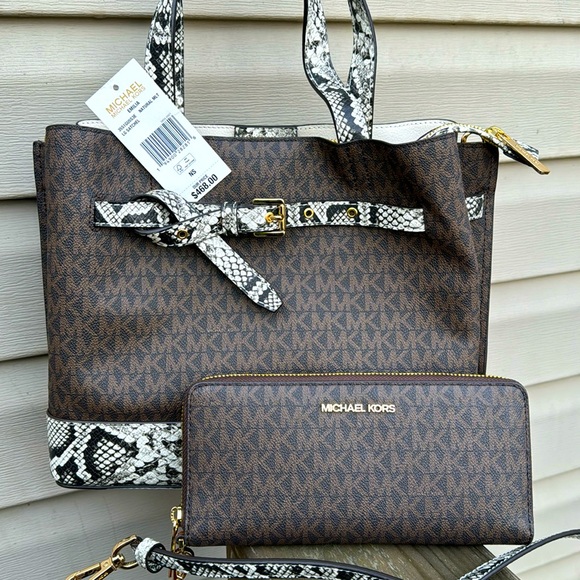 Michael Kors Emilia satchel and Wallet Set-nwt - Picture 6 of 17